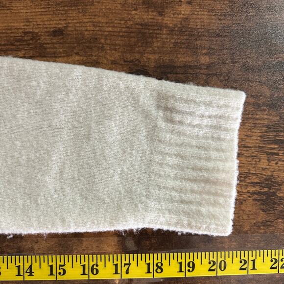 Joie Cream and Brown Patterned Sweater - Picture 6 of 9